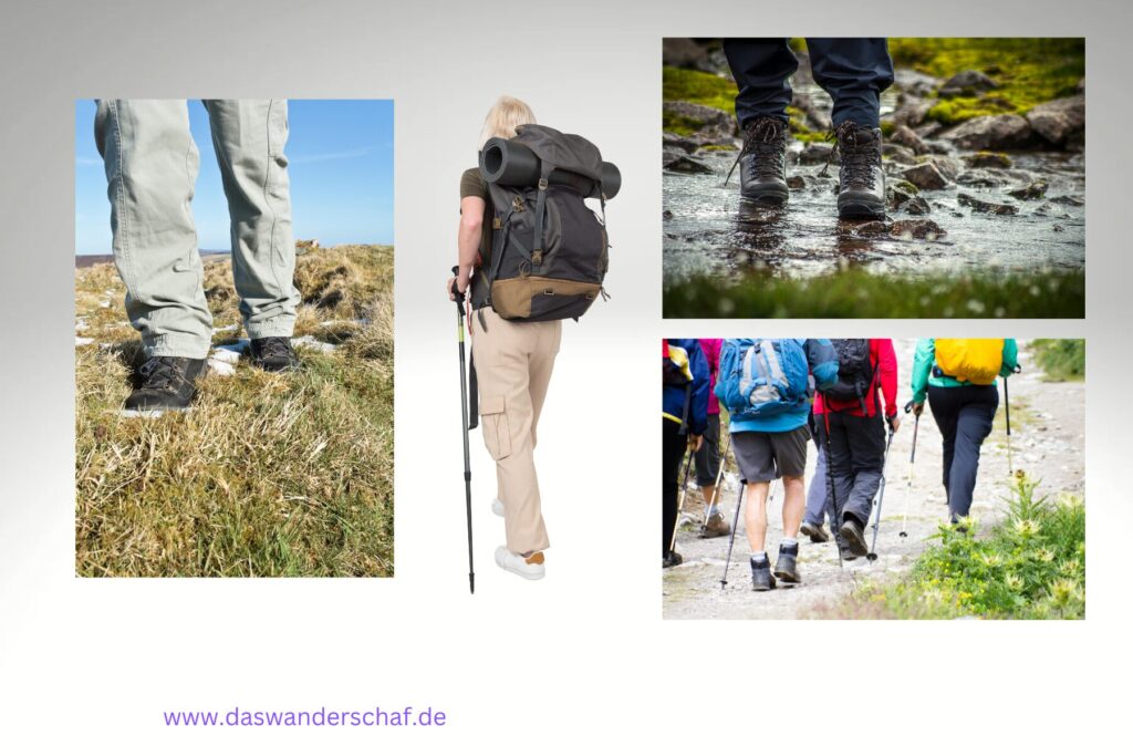 verschiedene Wanderhosen
