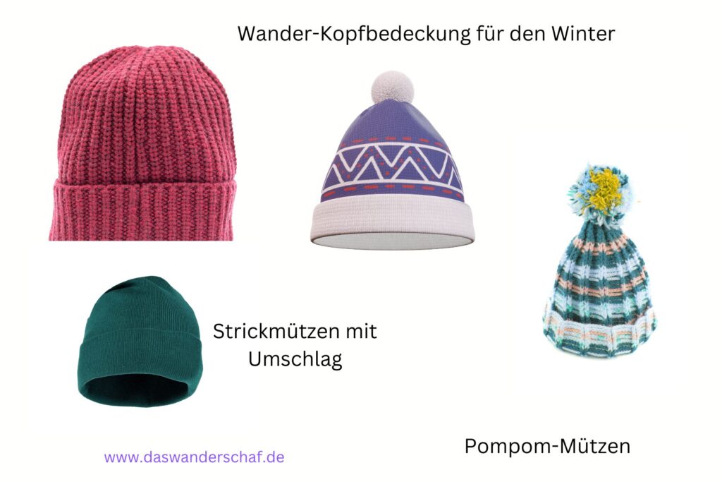 wander-kopfbedeckung für den winter